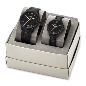 She and His Fossil Watches